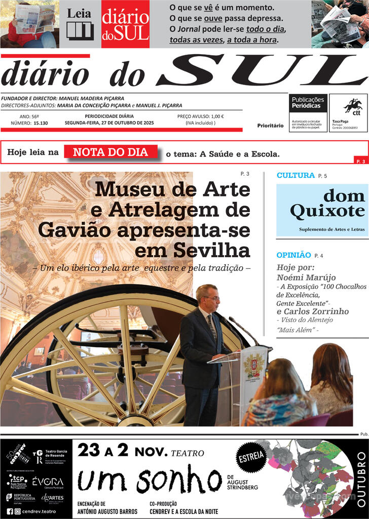 Capa Dirio do Sul - 2025-10-27