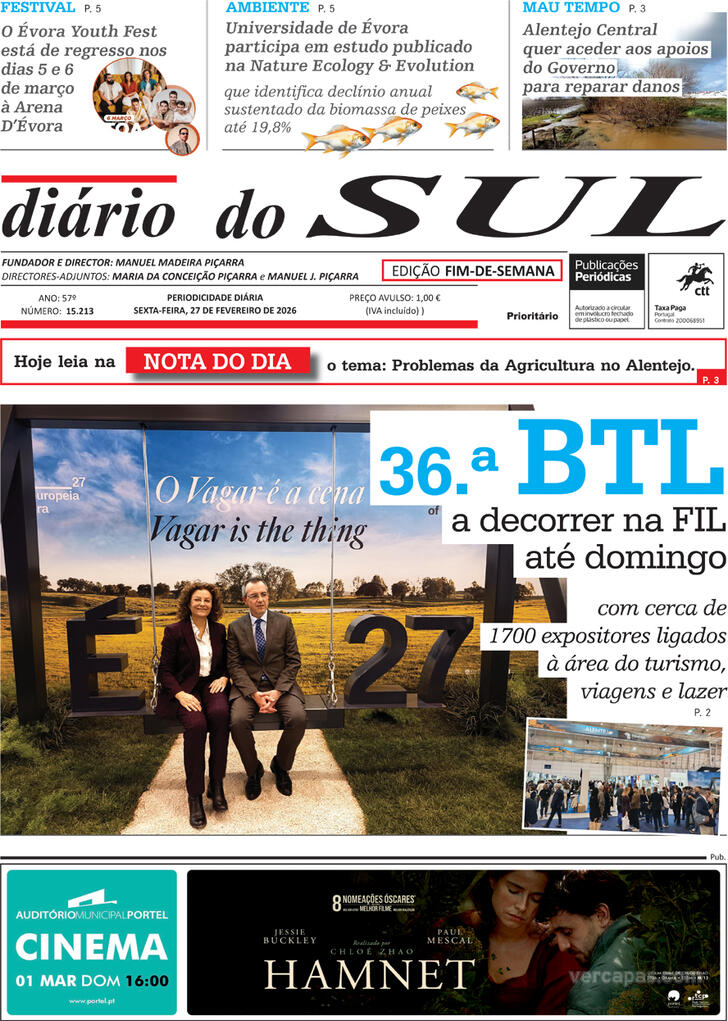 Capa Di�rio do Sul - 2026-02-27