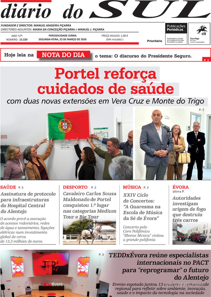 Capa Di�rio do Sul - 2026-03-23