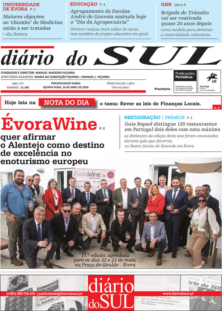 Capa Di�rio do Sul - 2026-04-16