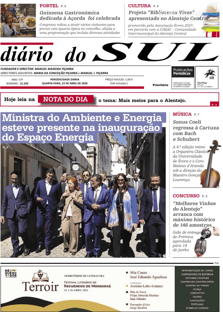 Capa Di�rio do Sul - 2026-04-22