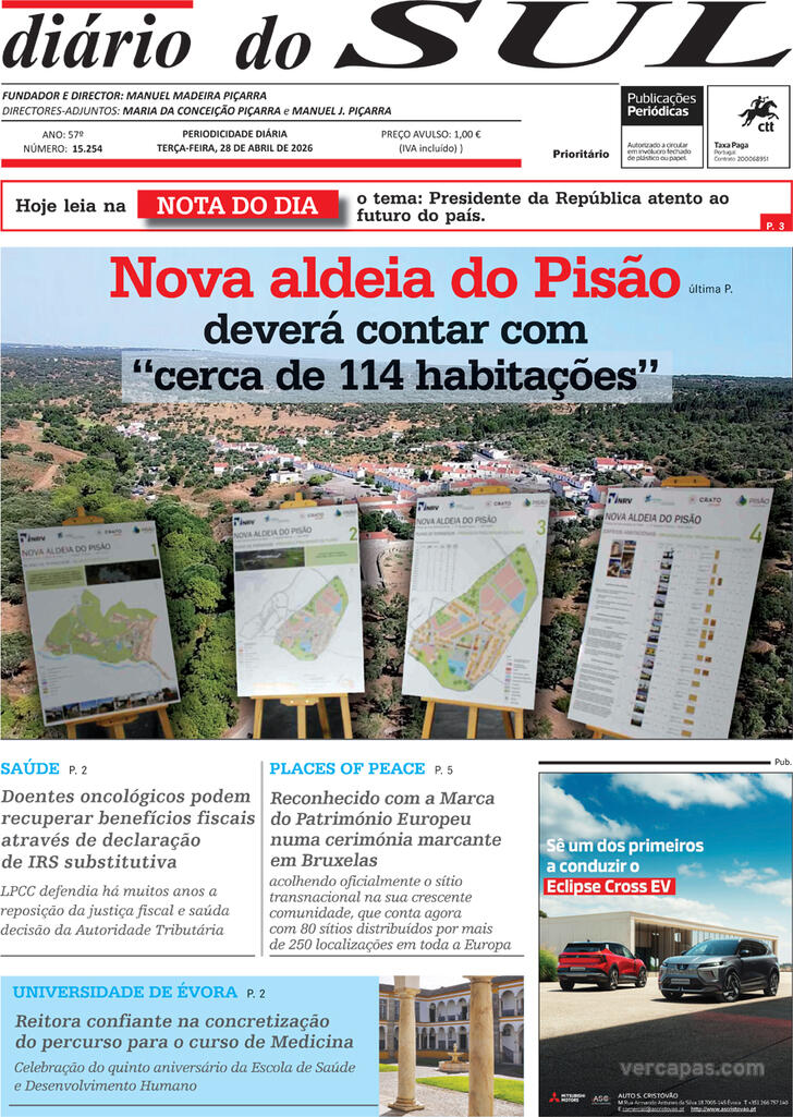 Capa Di�rio do Sul - 2026-04-28