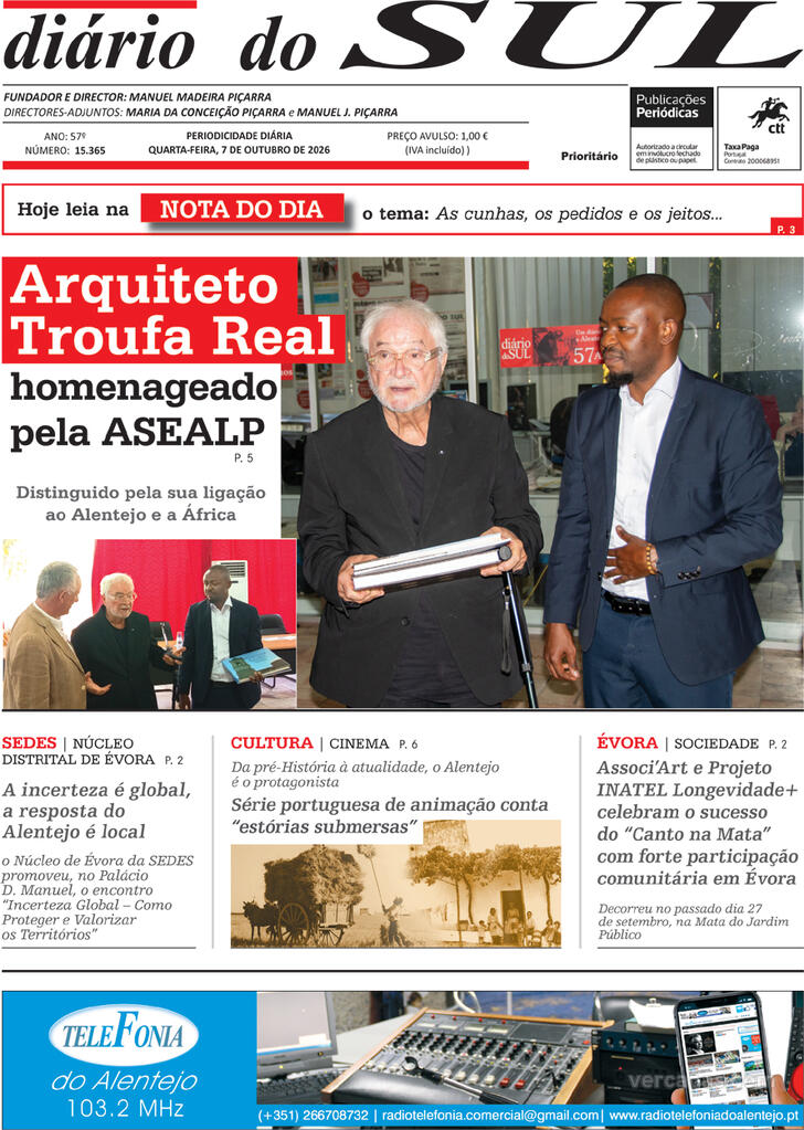Capa Di�rio do Sul - 2026-10-07