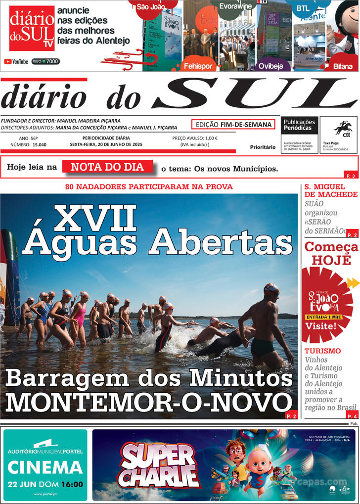Capa Dirio do Sul - 2025-06-20