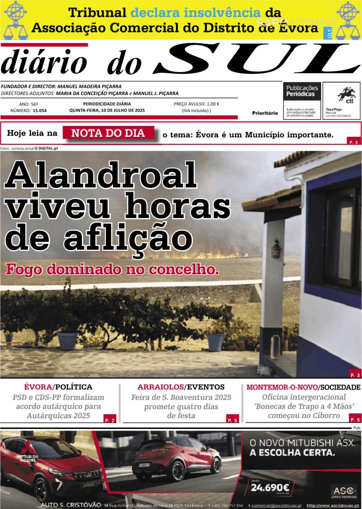 Capa Dirio do Sul - 2025-07-10