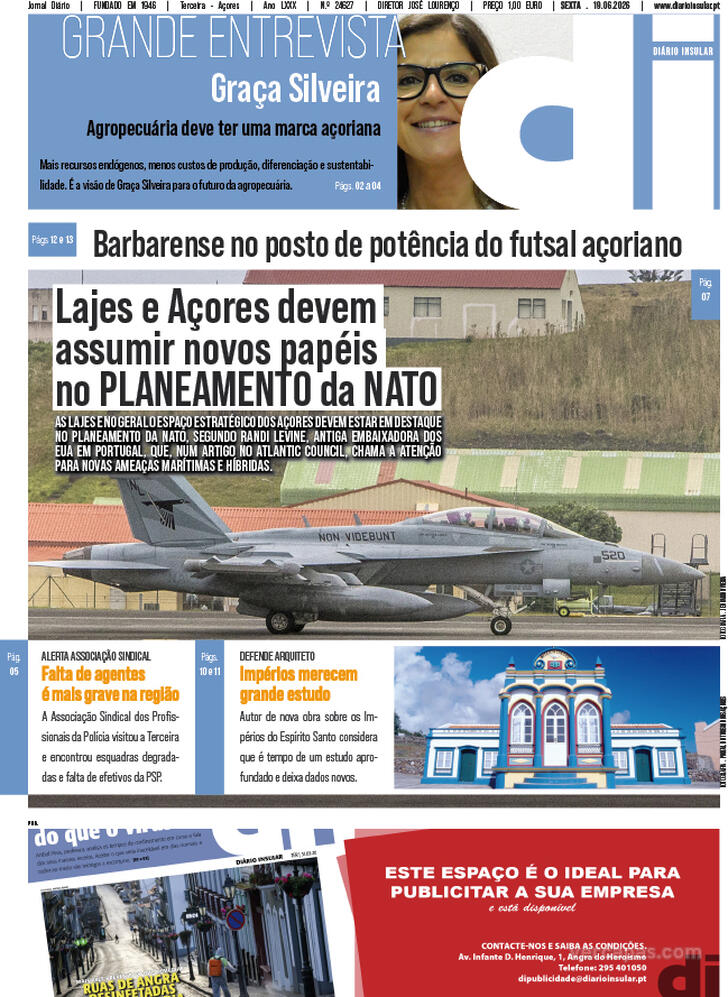 Capa Di�rio Insular - 2026-06-19