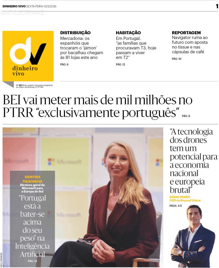Capa Dinheiro Vivo-DN/JN - 2026-03-13