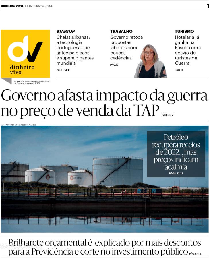 Capa Dinheiro Vivo-DN/JN - 2026-03-27