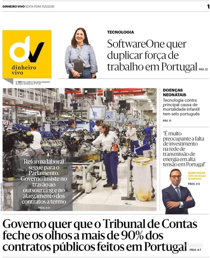 Capa Dinheiro Vivo-DN/JN - 2026-05-15