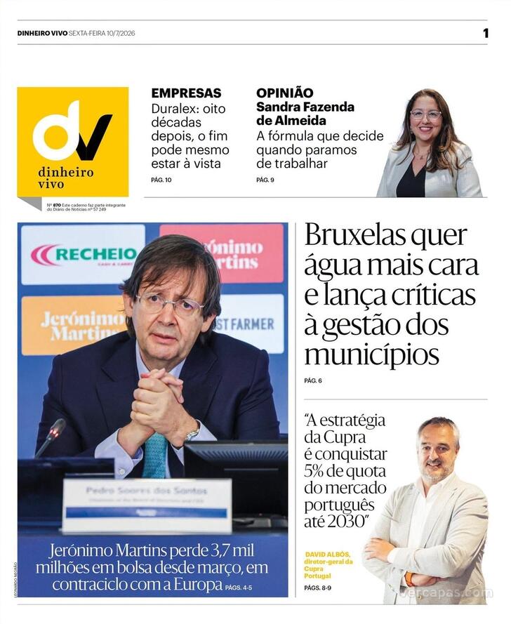Capa Dinheiro Vivo-DN/JN - 2026-07-10