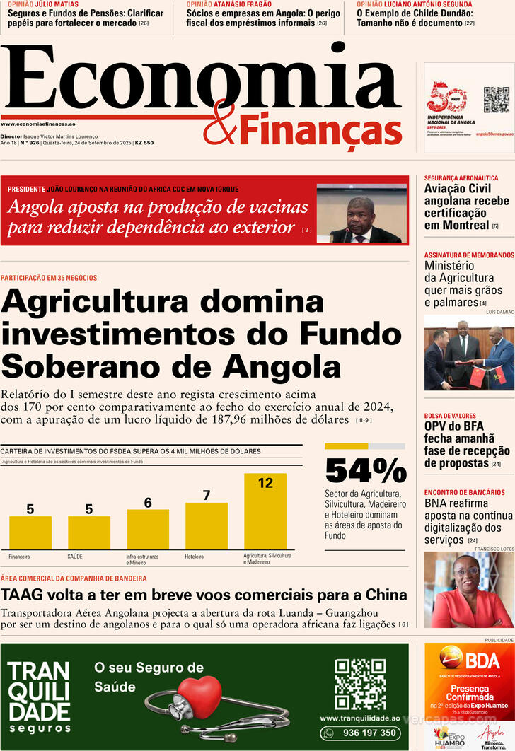 Capa Economia & Finanas - 2025-09-24