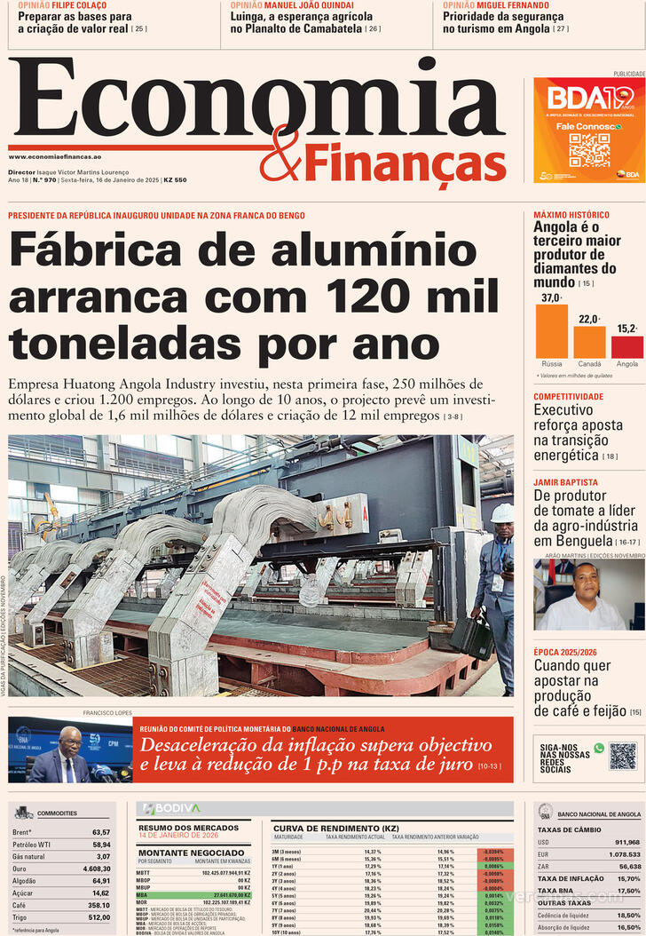Capa Economia & Finan�as - 2026-01-16