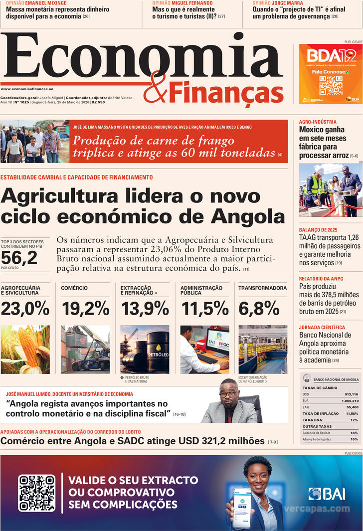 Capa Economia & Finan�as - 2026-05-25