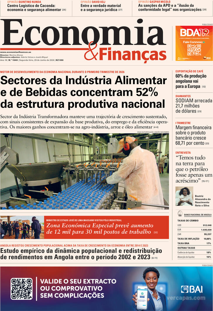 Capa Economia & Finan�as - 2026-06-29