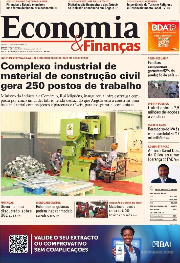 Capa Economia & Finan�as - 2026-07-08