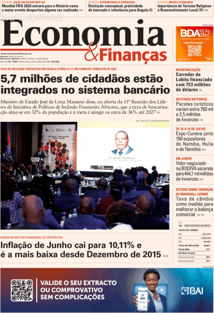 Capa Economia & Finan�as - 2026-07-13