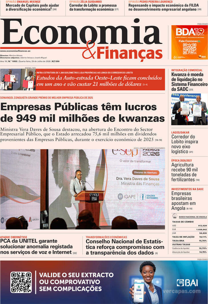 Capa Economia & Finan�as - 2026-07-29