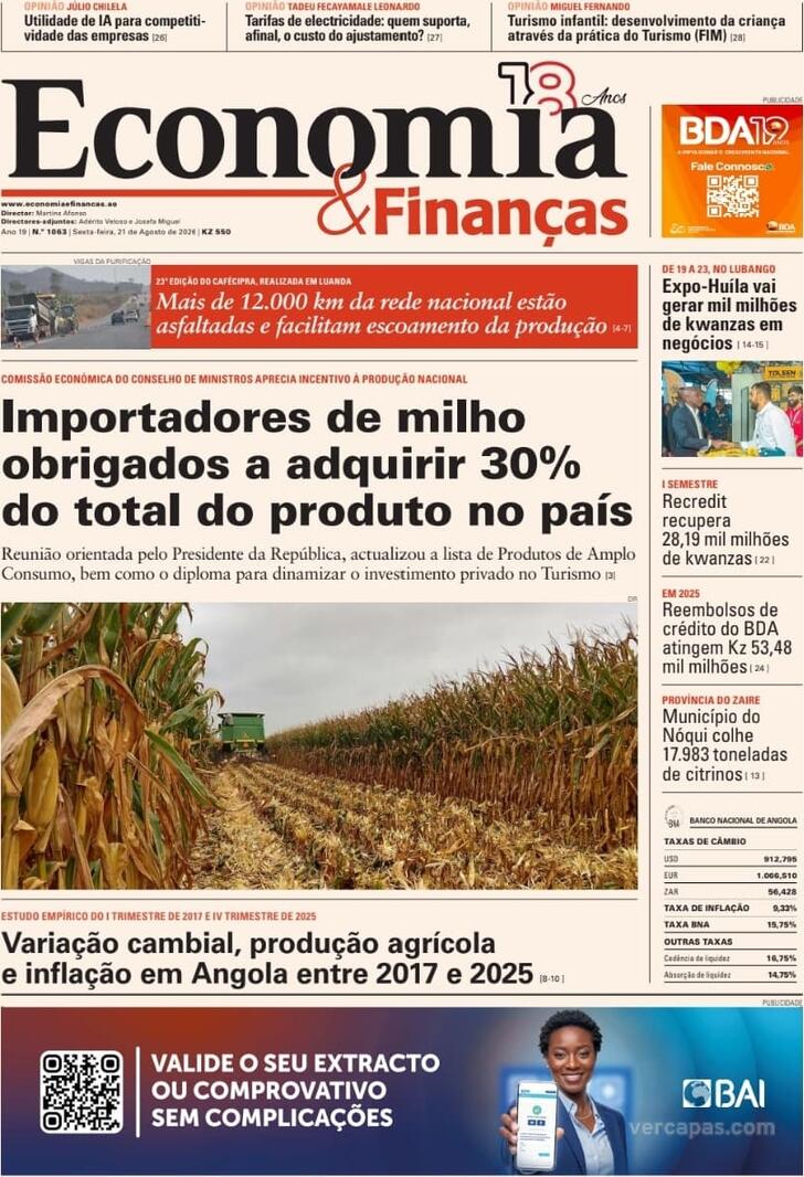 Capa Economia & Finan�as - 2026-08-21