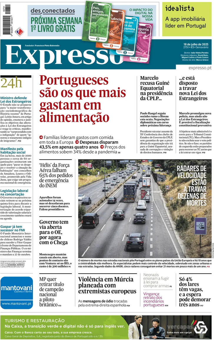 Capa Expresso - 2025-07-18