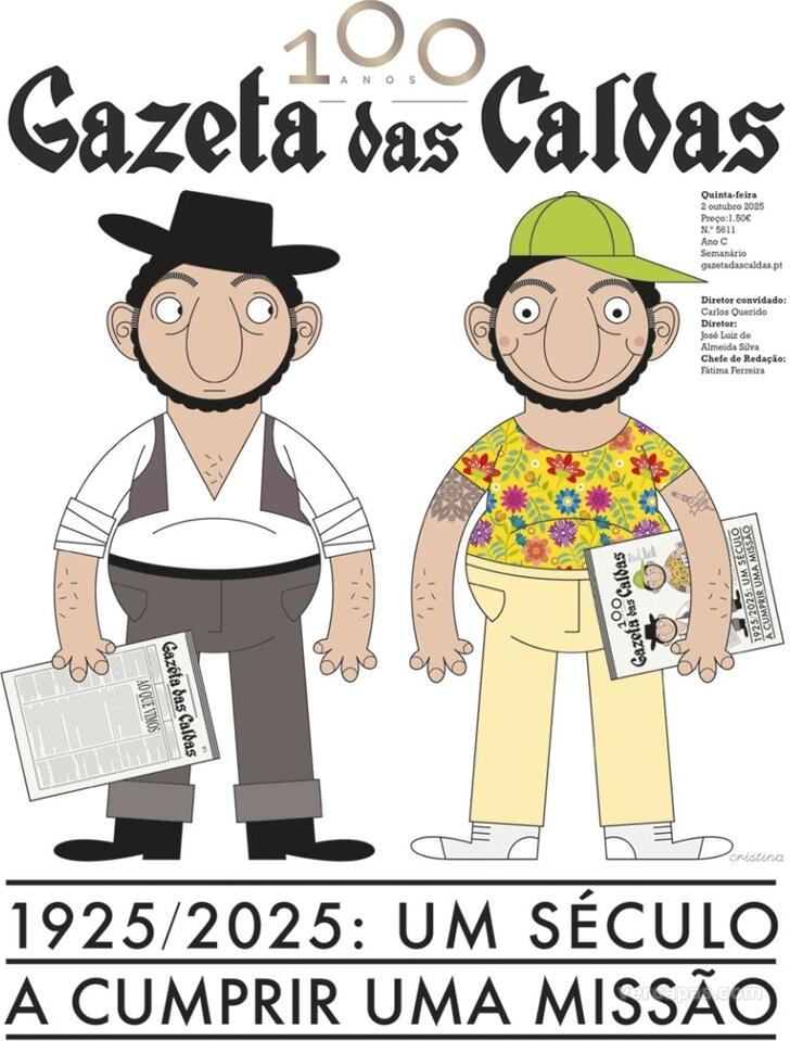 Capa Gazeta das Caldas - 2025-10-02