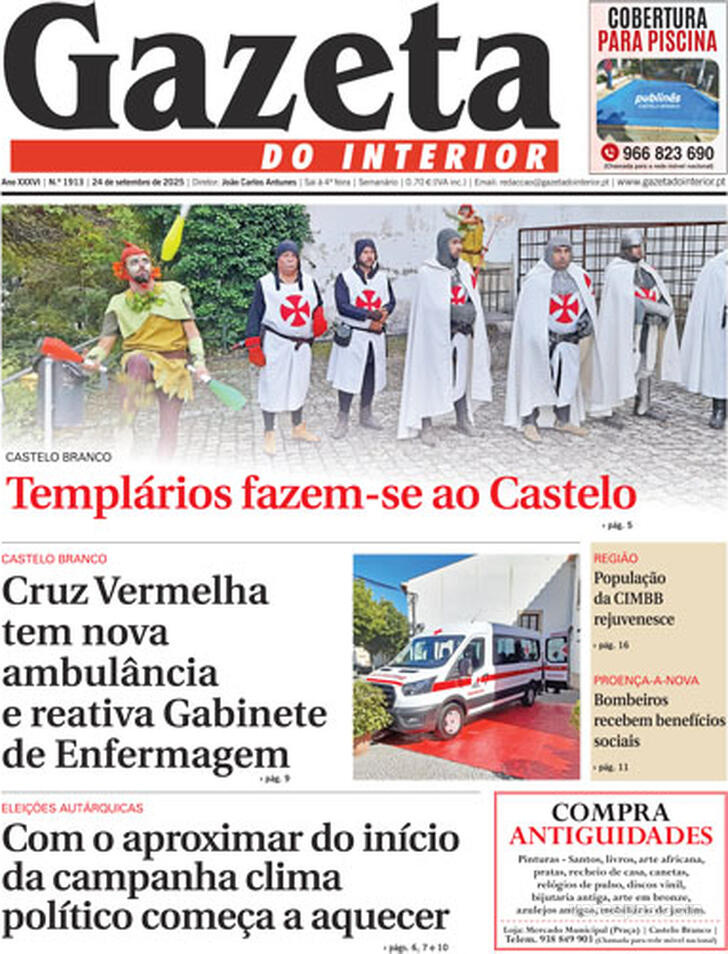Capa Gazeta do Interior - 2025-09-24