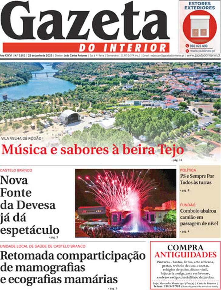 Capa Gazeta do Interior - 2025-06-25