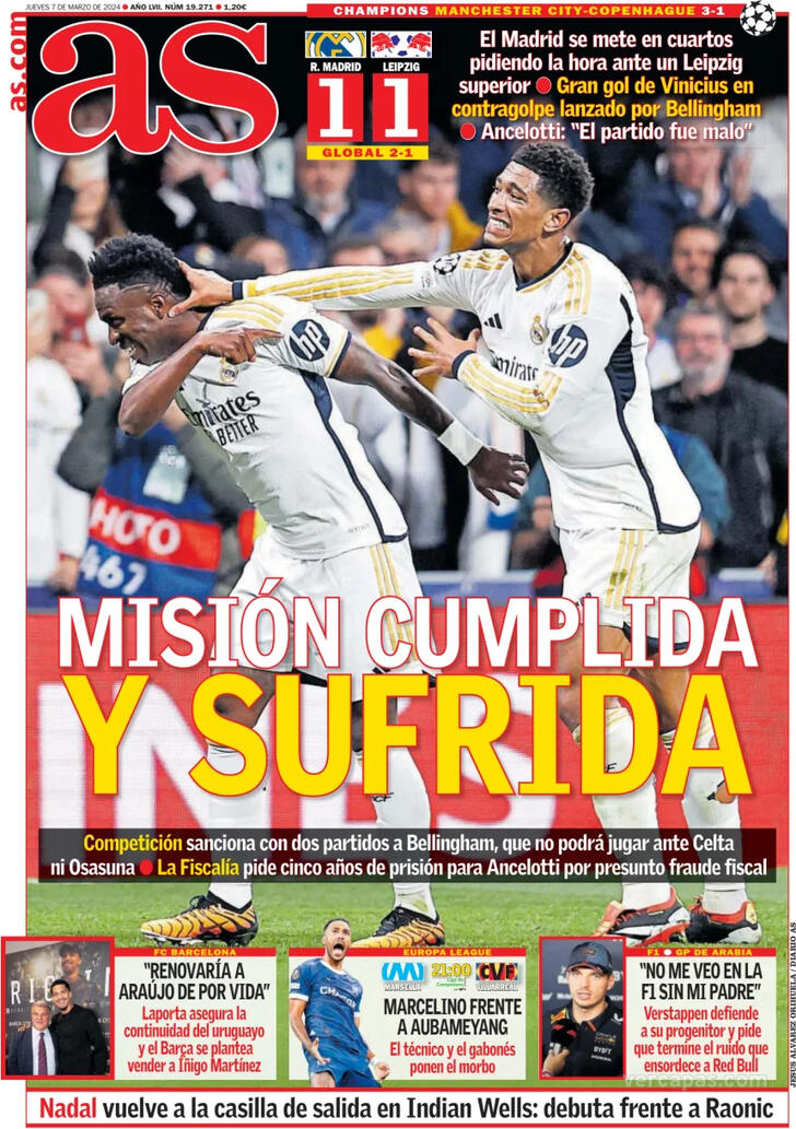 Capa Jornal AS - 2024-03-07