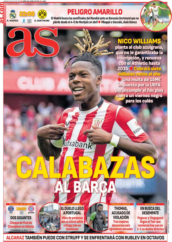 Capa Jornal AS - 2025-07-05