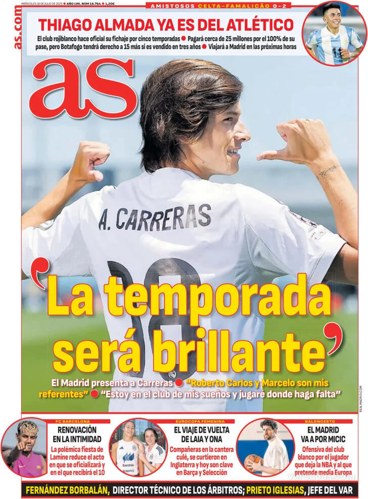 Capa Jornal AS - 2025-07-16
