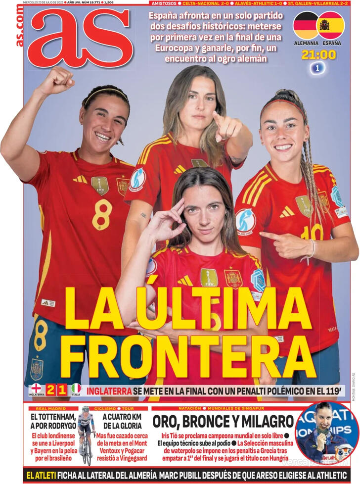 Capa Jornal AS - 2025-07-23