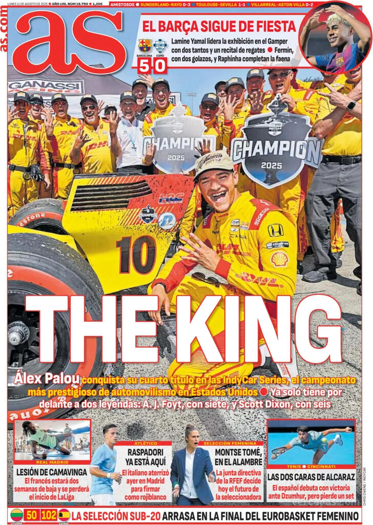 Capa Jornal AS - 2025-08-11
