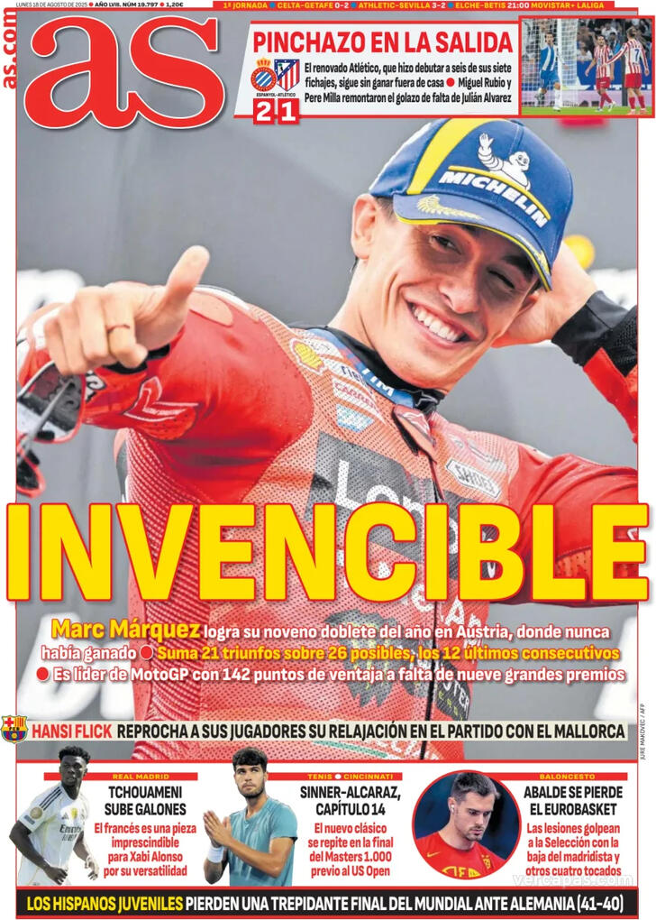 Capa Jornal AS - 2025-08-18