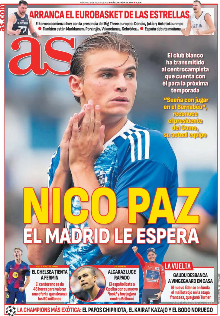 Capa Jornal AS - 2025-08-27