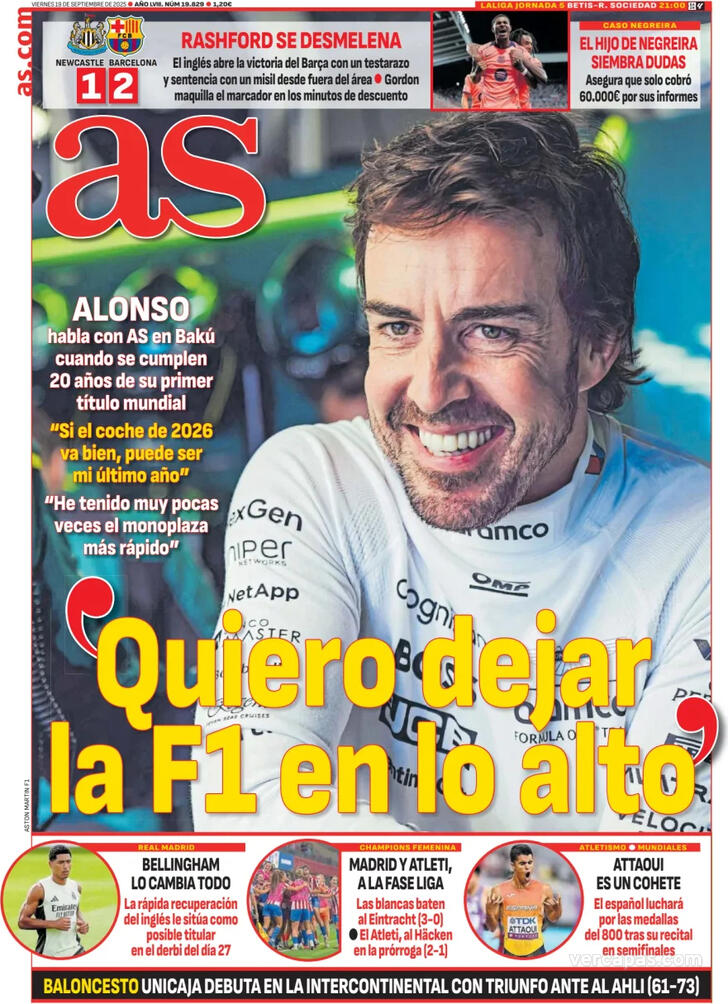 Capa Jornal AS - 2025-09-19