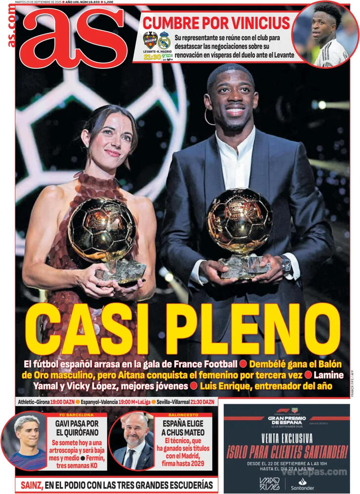 Capa Jornal AS - 2025-09-23