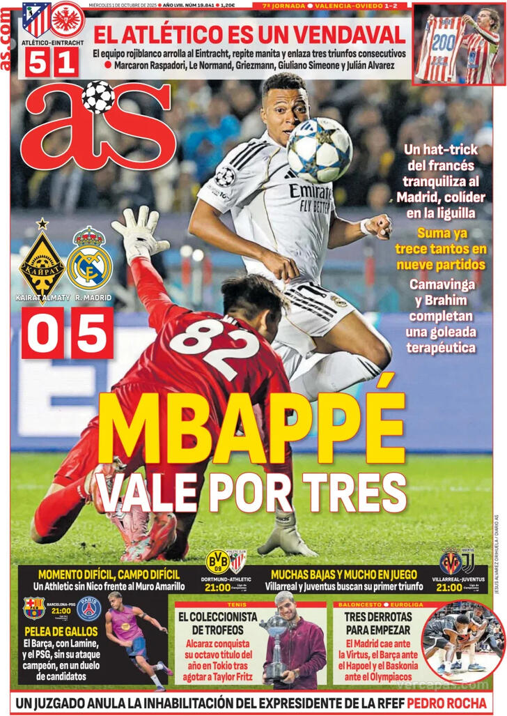 Capa Jornal AS - 2025-10-01