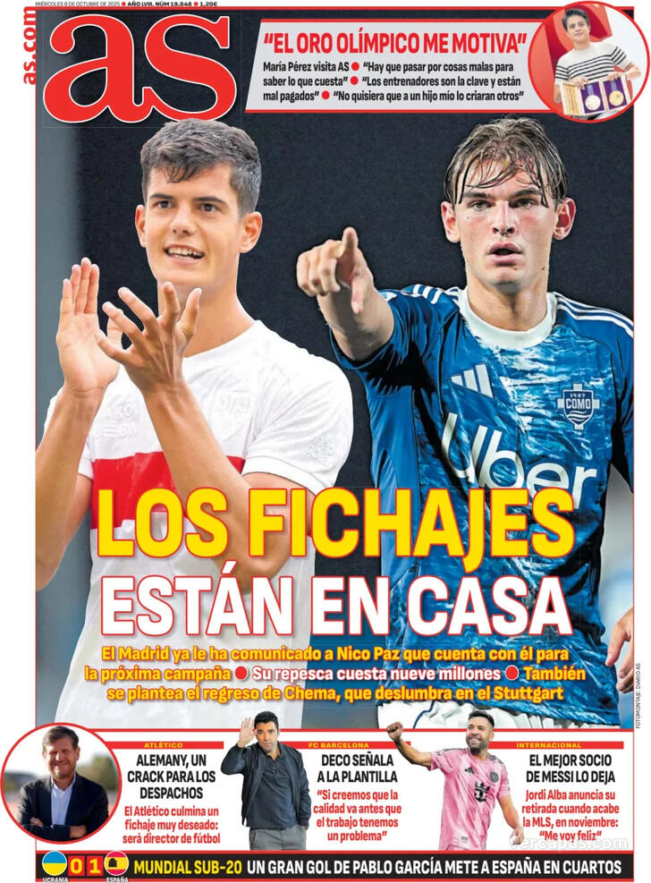 Capa Jornal AS - 2025-10-08