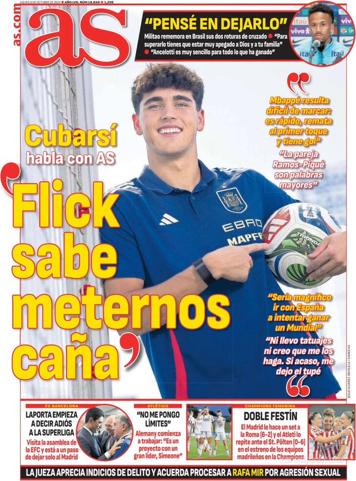 Capa Jornal AS - 2025-10-09