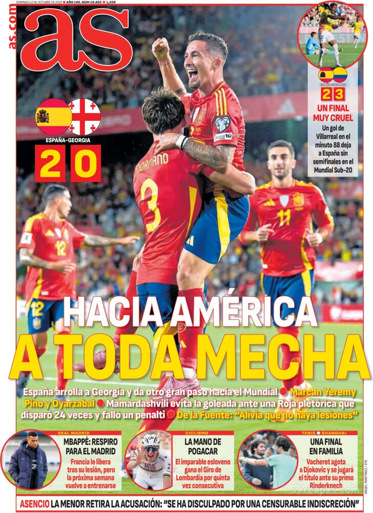 Capa Jornal AS - 2025-10-12