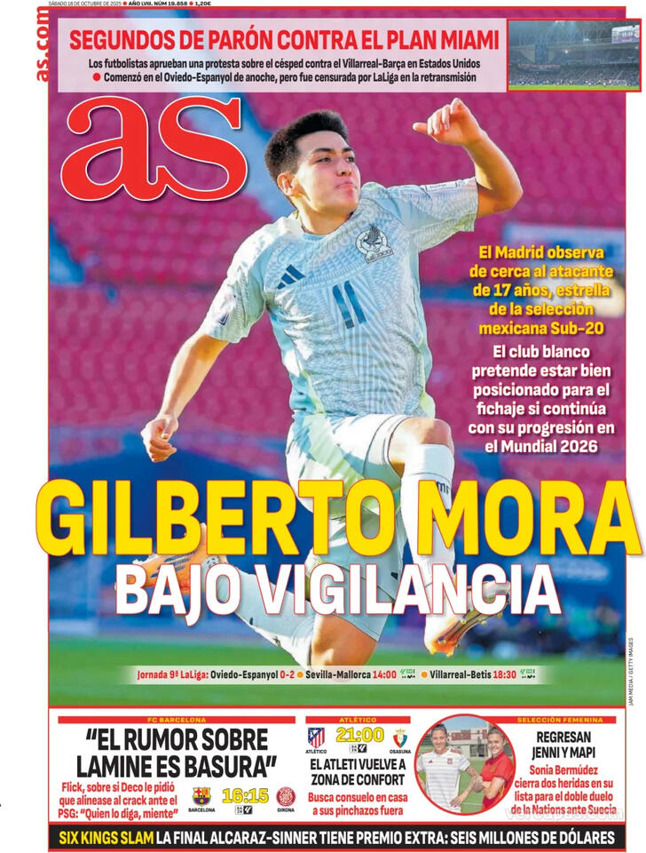 Capa Jornal AS - 2025-10-18