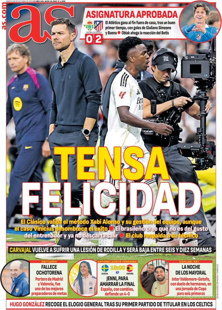 Capa Jornal AS - 2025-10-28