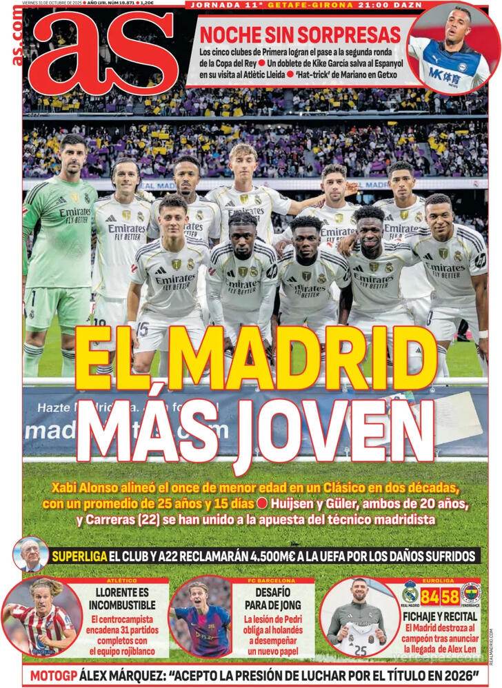 Capa Jornal AS - 2025-10-31