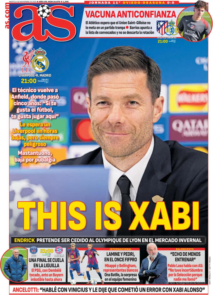 Capa Jornal AS - 2025-11-04