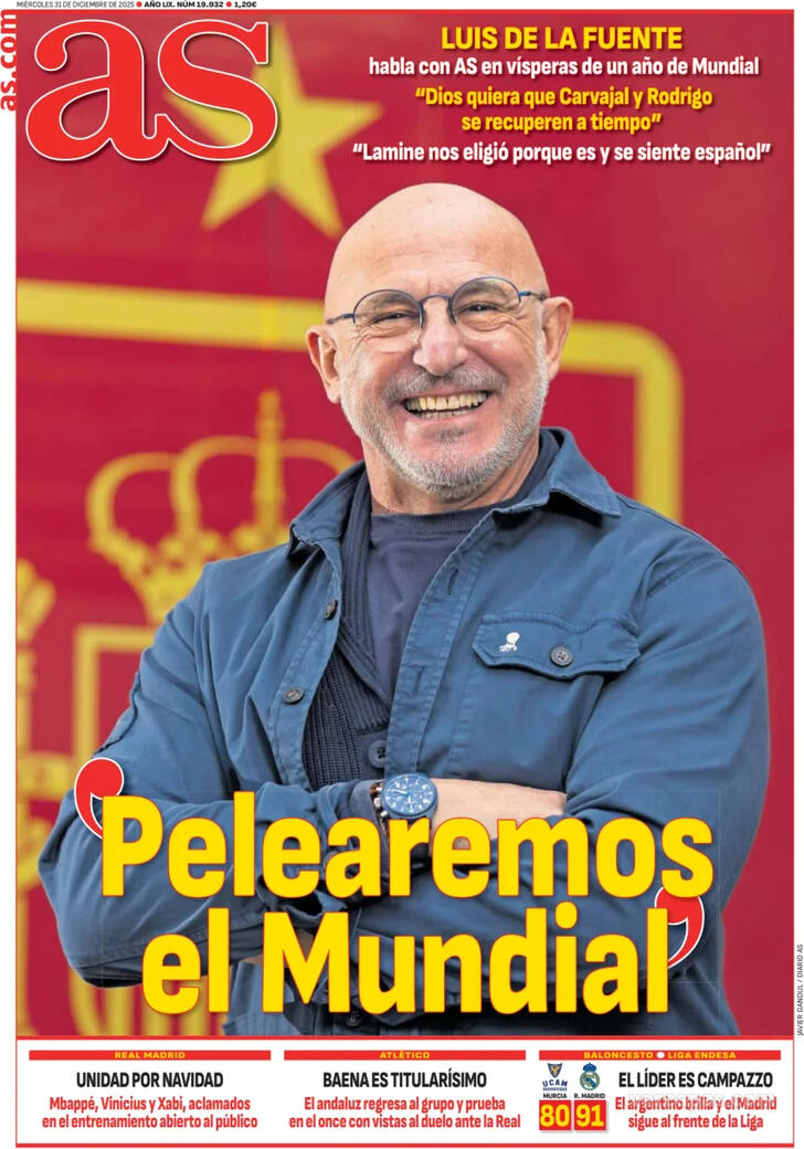 Capa Jornal AS - 2025-12-31