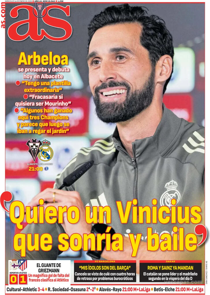 Capa Jornal AS - 2026-01-14