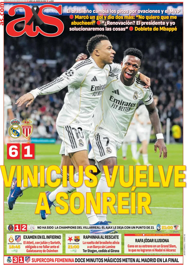 Capa Jornal AS - 2026-01-21