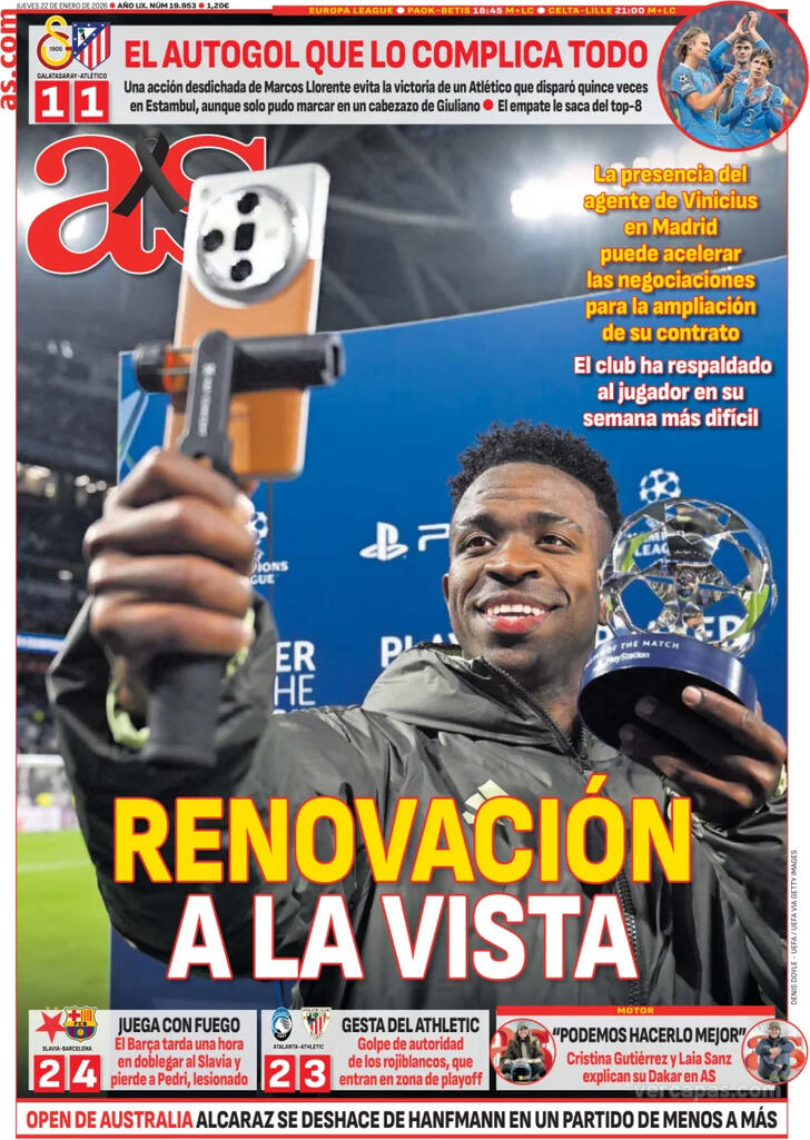 Capa Jornal AS - 2026-01-22