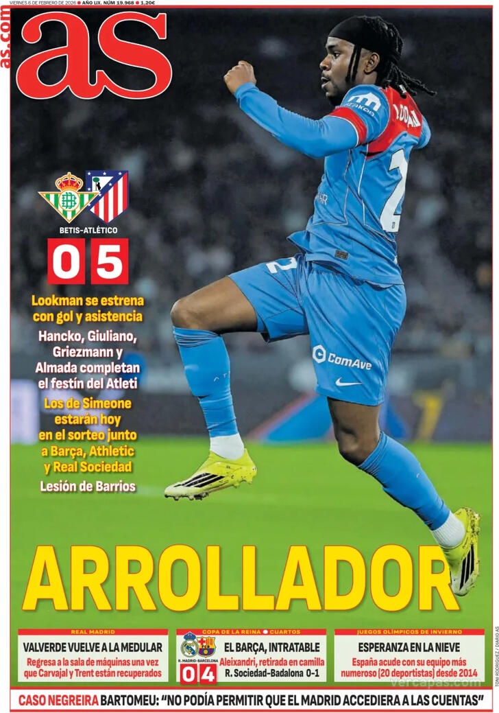 Capa Jornal AS - 2026-02-06