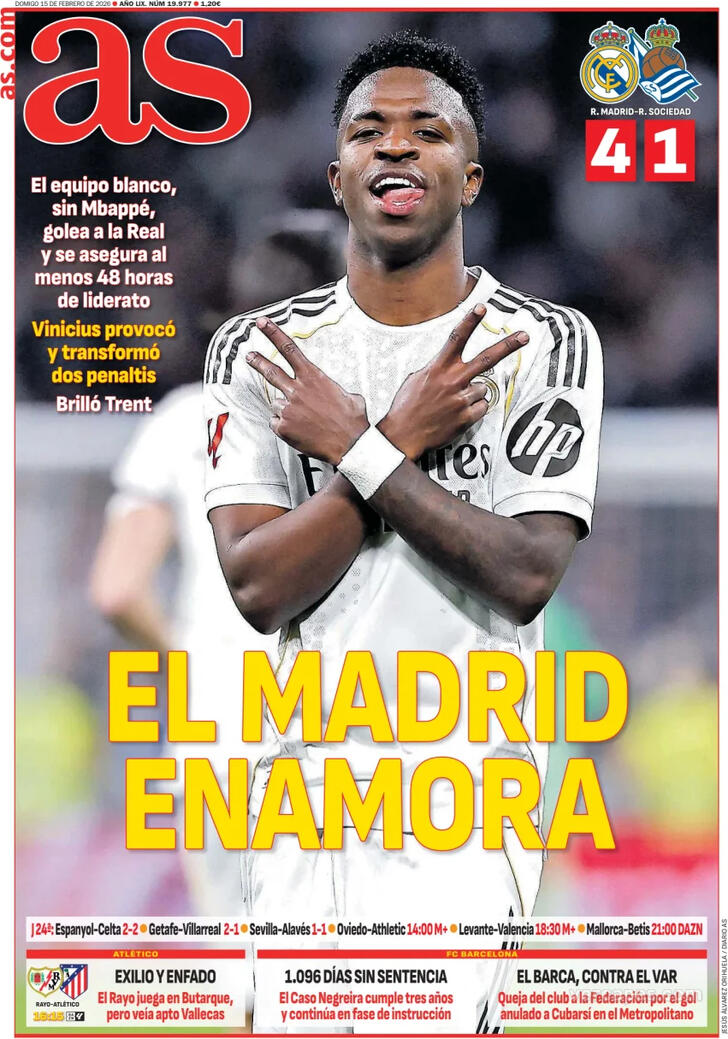 Capa Jornal AS - 2026-02-15