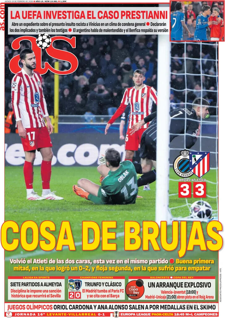 Capa Jornal AS - 2026-02-19